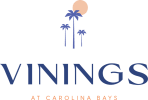 a logo for vinings at carolina bays