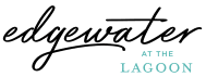 a logo for the los angeles chargers at the lagoon
