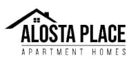 the logo for alostat place apartment homes