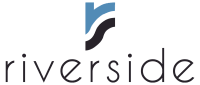 a logo with the word riverdale on a green background