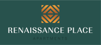 a logo that reads renaissance place apartments