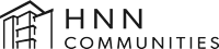  A logo with a building and the letters HNN COMMUNITIES.