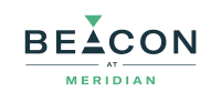 the logo for beacon at meridian