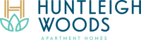 Colorful logo of Huntleigh Woods Apartment Homes