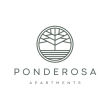 a minimalist logo for an apartment complex