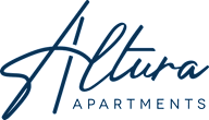 A logo for Alura Apartments is displayed.