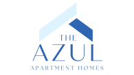 a logo for the azu apartment homes