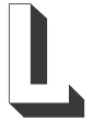 L Logan Square White Logo