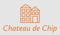 a icon of a house and the words chateau de chip