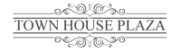 The image displays the words "Town House Plaza" in an ornate font.