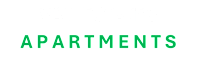 The image displays the words "VAIL ESTATES" and "APARTMENTS" in large, bold letters.