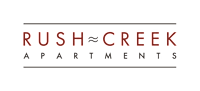 A logo for Rush Creek Apartments is displayed.