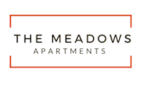 the meadows apartments logo on white background