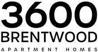 a large black and white sign that reads brentwood apartment homes
