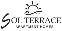 the logo or sign for the apartment