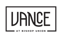 A black and white logo that says "DANCE at Bishop Union".