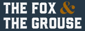 A logo with a fox and a grouse.