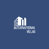 a logo for a company called international villas