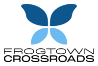 this is a picture of the frogtown crossroads logo, transparent png download