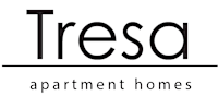 Tresa Apartment Homes Black Text Logo