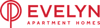 Evelyn Logo - Wide Red at Evelyn Apartments, Oak Park