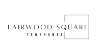 the logo of fairwood square townhomes with the words fairwood sqare