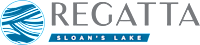 Brochure logo at Regatta Sloans Lake Apartments, Colorado