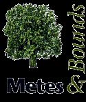 A green bush is shown with the words Metes and Bounds written beside it.
