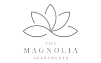 a logo for the magnolia apartments