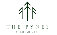 a logo for the pines apartments logo png, transparent png download