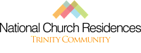 A logo with the text "TRINITY COMMUNITY" below it.