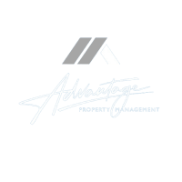 a logo for a property management company