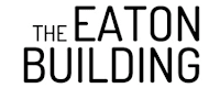 The image features the text "The Eaton Building" in bold, black letters on a white background.