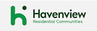 The image is a logo for Havenview Residential Communities.