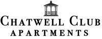 the logo or sign for the church club apartments