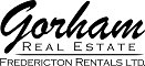 The image is a logo for Gorham Real Estate Fredericton Rentals LTD.