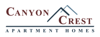 The image is a logo for Canyon Crest Apartment Homes.