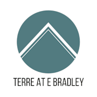 A logo with a circle and a triangle in the middle and the words "TERRE AT E BRADLEY" below it.