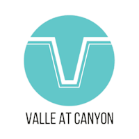 A logo with the text "Valle at Canyon" below it.