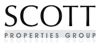 The image is a logo for the Scott Properties Group.