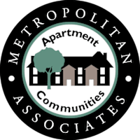 A logo for Metropolitan Apartment Communities.