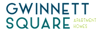 A sign that says Gwinnett Square Apartment Homes.