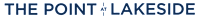 The Point at Lakeside is written in blue on a green background.