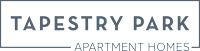 A sign that says Tapestry Park Apartment Homes.
