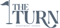 The image shows a logo with the text "THE TURN APARTMENT HOMES".