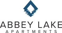 A logo for Abbey Lake Apartments is displayed.