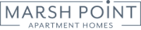A logo for Marsh Point Apartment Homes.