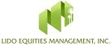 The image is a logo for Lido Equities Management, Inc.