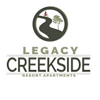 The image is a logo for Legacy Creekside Resort Apartments.