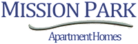 a worm on a green background with the words mission park apartments homes